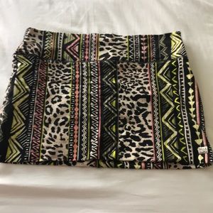 Billabong multi print skirt